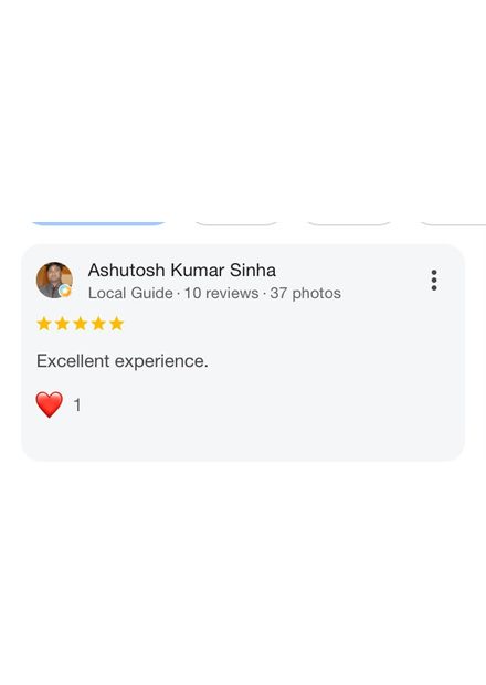 Google review by Ashutosh Kumar Sinha for Pre Tutorials - 5 stars