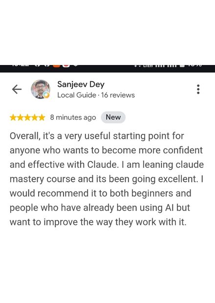 Google review by Sanjeev Dey for Pre Tutorials - 5 stars
